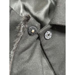 Ann Taylor Ann Taylor Virgin Wool Cashmere Felted Blazer Jacket Size 8 Faux Mink Fur Edge Photo 2