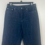 Talbots  Jeans Women's 6 Black Stretch Straight Leg High Waist Rise Mom Jeans Photo 3