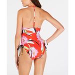 Trina Turk  red floral V-neck swimsuit. Size 2. Retails $169 Photo 5