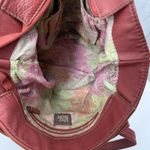 The Sak Red Leather Shoulder Handbag Purse Boho Hippie Photo 7