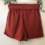 SheIn New  VCAY Paperbag Waist Wide Leg Belted Shorts Photo 3