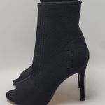 Catherine Malandrino  Nitty Stretch Ankle Pull On Open Peep Toe Sock Heel Boot 9 Photo 12