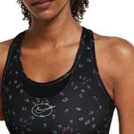 Nike NWT  Women's Swoosh Icon Clash Keyhole Sports Bra - Black Photo 2
