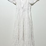 Maeve Anthropologie  Somerset White Eyelet Maxi Dress Size Small Photo 1