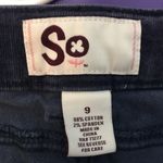 SO Navy Blue Corduroy Shorts Photo 4