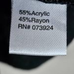 Ming Wang  Lace Jacket PXL Petite XL Black Blue Piping 3/4 Sleeve Hook Eye $300 Photo 8