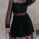 VICI  | Waldorf Sheer Lace Mini Dress Photo 4
