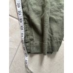 Old Navy  Womens Large Green High Rise Straight Linen Blend Pants Coastal Photo 5