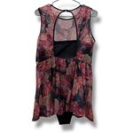 Torrid Floral Print Mesh Underwire One Piece Swimsuit Sz 2X DD/F Photo 5