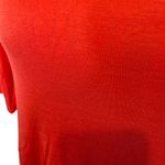 Luxe Coral 3/4 Sleeve Scoop Neck Keyhole Back Basic Dress Women Sz S Photo 6