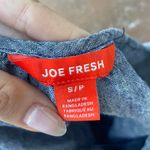 Joe Fresh  blue western boho mini denim dress sz s  Photo 4