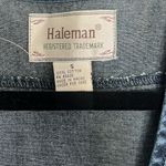 NWOT Haleman Blue Denim Vest with Pockets sz S Photo 1