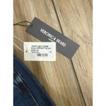 Veronica Beard  Taylor Released Hem Cropped Wide-Leg Jeans Bright Blue Sz 25 NWT Photo 7