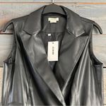 Jason Wu NWT  Faux Leather Double Breast Vest XS MSRP $268 Photo 1