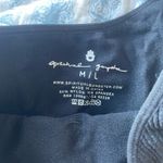 Spiritual Gangster  Black Workout Set. Leggings and One shoulder top Photo 2