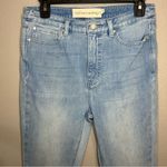 Soft Surroundings  light wash high waist embroidered skinny jeans women’s size 6 Photo 2