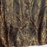 draper's & damon's Petite Gold Brown Brocade Jacket Size Large Long Sleeve Photo 4