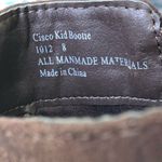 Seven7 SEVEN BESTIE BOOTS 8 BROWN ANKLE BOOT ZIP UP FAUX SUEDE Cisco Kid Bootie Photo 7