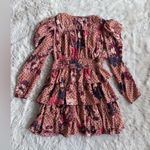 Ulla Johnson  Oni Silk Mini Dress in Garden Rose Floral Ruffled Size 10 Photo 12