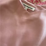 Reformation Bevin Satin Midi Dress in Babygirl Size Medium Photo 2