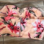 LF  orange floral bralette top Photo 2
