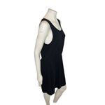 H&M Black Sleeveless Jersey Tank Fit & Flare Dress Elastic Waistline NWOT Large Photo 2