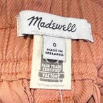 Madewell Wide Leg Pleated Pants Womens Size 0 Fair Trade Factory N613 Clay Photo 2