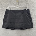 Lululemon Pace Rival Skirt Skort Black Athletic Athleisure Tennis Women's 8 Photo 1