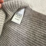 Pure Collection 100% Cashmere Gray Sleeveless Knit Top Size M Size M Photo 2