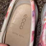 Ecco Womens  Soft Pink Floral Leather Lace Up Sneakers Photo 6