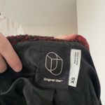 Original Use  Red and Black Plaid Teddy Jacket Photo 2