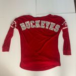 PINK - Victoria's Secret Victoria’s Secret PINK Ohio State Buckeyes Long-Sleeve Shirt – Women’s Small Photo 1