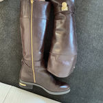 Michael Kors MICHAEL Hamilton Tall Brown Riding Boot Photo 2