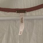 Free People Women’s Small White Blue Metallic Gold Dip Dye Ombré Trapeze Slip Beach Dress Photo 4