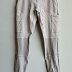 Alo Yoga  Cargo White Cream Soft High Waisted Leggings Size Small Full Length Photo 0
