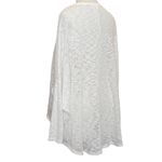 Andree by Unit 🎈  White Open Weave Pullover Top Size Large Photo 2