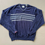 Gap Vintage  Cotton Stripe V-Neck Sweater Photo 0