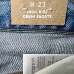 Madewell HIGH-RISE DENIM LONG SHORTS Size 23 Photo 4