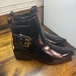 Wild Fable  Black Pointed Toe Buckle Ankle Boots Size 7 Photo 1