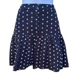 CeCe  Women's Embroidered Eyelet Tiered Button-Front Mini Skirt Photo 1