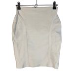 Guess  White Mirage Zip Back Bandage Mini Skirt S Photo 1