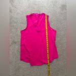 Source Unknown Women's hot Pink Lace Trim Top Photo 4