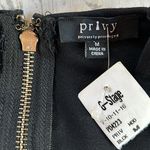 Privy edgy, sexy vampire Black tight mini dress with plunging neckline NWT MD villain Photo 5