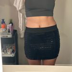 Forever 21 Black Sequin Mini Skirt Photo 3