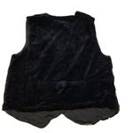 New Directions Size Medium Black Vintage Cotton Vest Sleeveless Retro Funky Photo 7