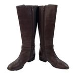 Ralph Lauren Meranda Boots Womens 6B Brown Leather Riding Quite Luxury Academia Photo 8