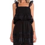 J.O.A. Ruffled Layer Black Dress Photo 0