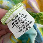 Jams World  Hattie V Neck Dress Creatures of the Sea Hawaiian Fish Vintage Large Photo 2