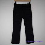 Madewell New! Kick Out Crop Jeans black rinse wash, size 28 Photo 8