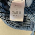 Venus Elastic Waist Tie Front Batwing Babydoll Denim Blouse Women Size 1X Photo 4